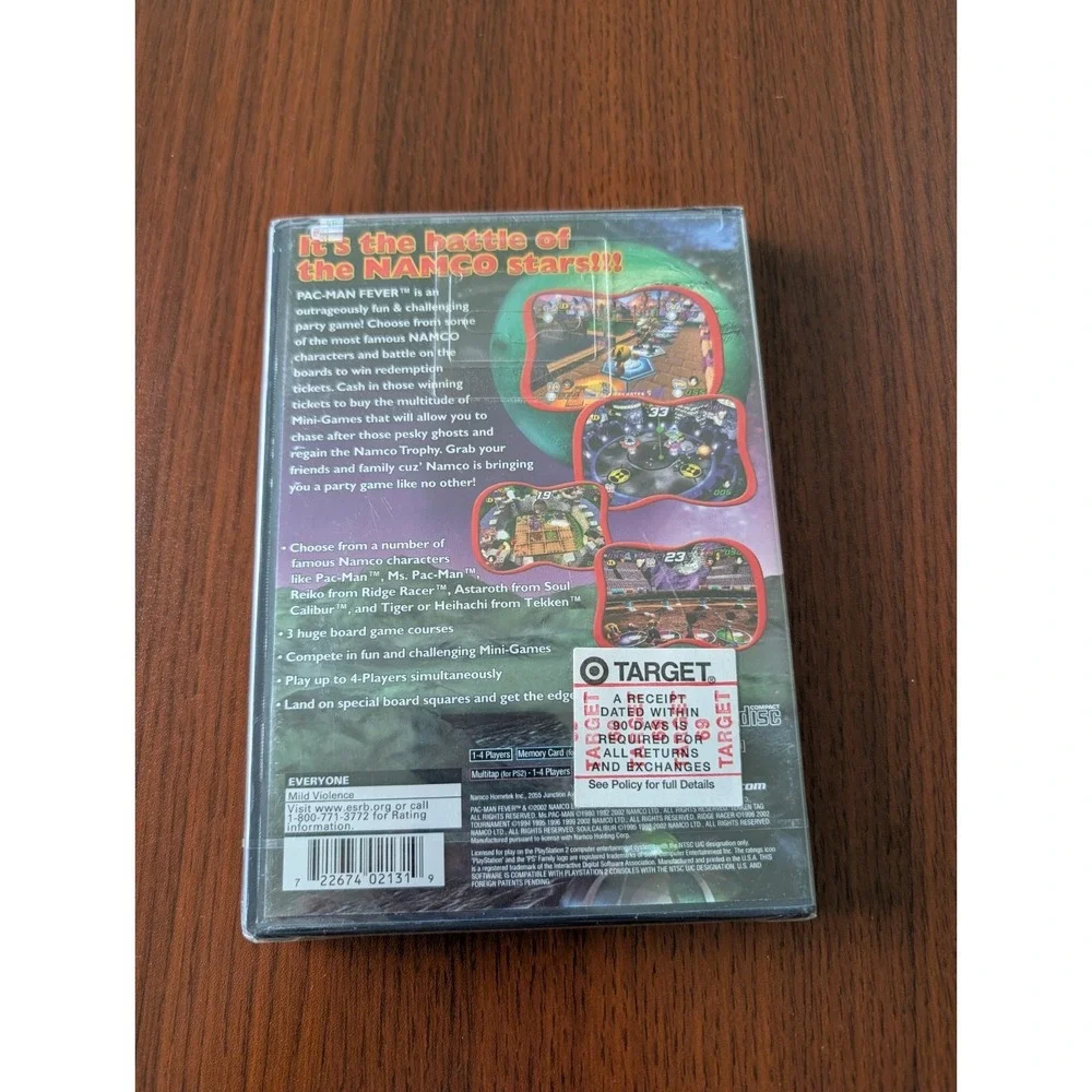 Pac-Man Fever Black Label NAMCO Sony Playstation 2 PS2 Brand NEW SEALED!
